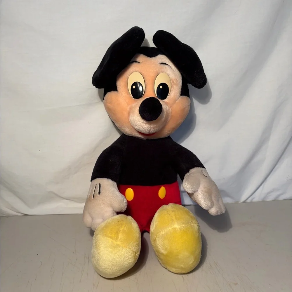 Vintage Mickey Mouse plush stuffed toy